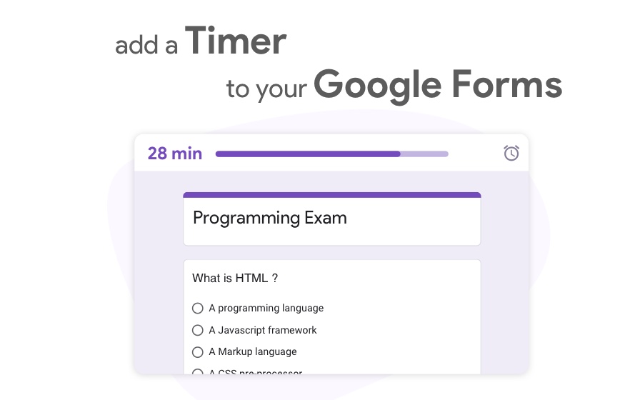 Timer For Google Forms